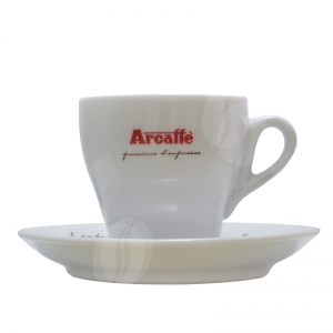 Arcaffè Cappuccino kop en schotel