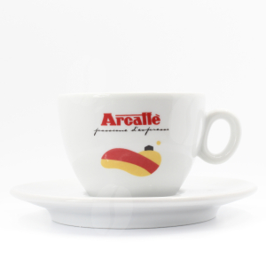 Arcaffè Cappuccino kop en schotel