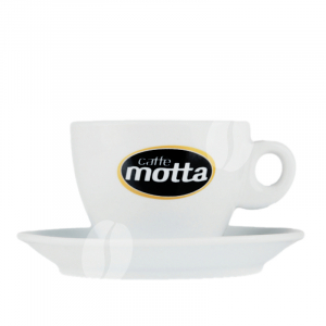 Motta Cappuccino kop en schotel