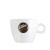 Vergnano Cappuccino kop en schotel wit (GLANS)